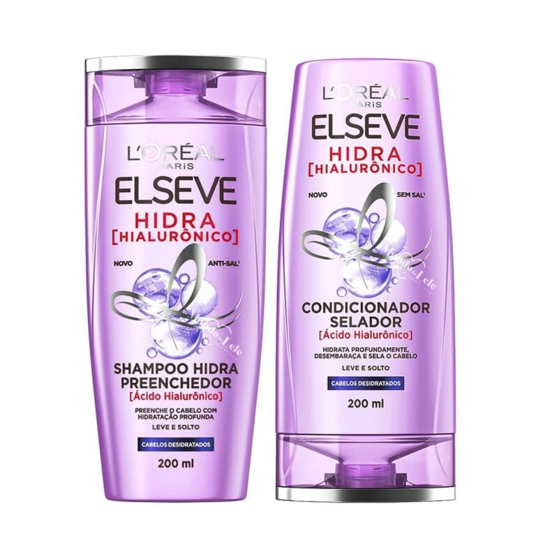 Kit Elseve Hidra Hialurônico Shampoo E Condicionador - Resenha - Quero