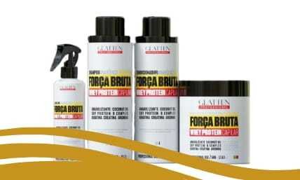 Kit Glatten para cabelos fracos - Força Bruta